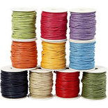 Katoenkoord, sterke kleuren, dikte 2 mm, 10x25 m/ 1 doos