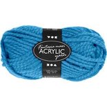 Fantasia acrylgaren, turquoise, L: 35 m, afm maxi , 50 gr/ 1 bol