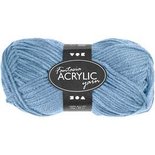 Fantasia acrylgaren, lichtblauw, L: 80 m, 50 gr/ 1 bol