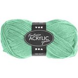 Fantasia acrylgaren, mint groen, L: 80 m, 50 gr/ 1 bol