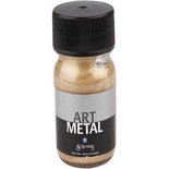 Hobbyverf metallic, donker goud, 30 ml/ 1 fles