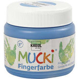 Mucki Vingerverf, blauw, 150 ml/ 1 Doosje