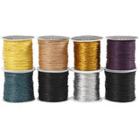 Katoenkoord, diverse kleuren, dikte 1 mm, 8x40 m/ 1 doos