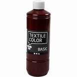 Textielverf - Bruin - Creotime - 500 ml