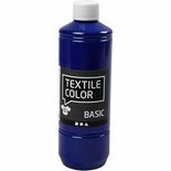 Textielverf - Primair Blauw - Creotime - 500 ml