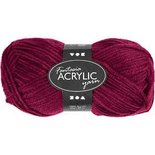 Fantasia acrylgaren, fuchsia, L: 80 m, 50 gr/ 1 bol