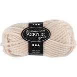 Fantasia acrylgaren, beige, L: 35 m, afm maxi , 50 gr/ 1 bol