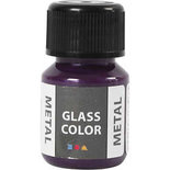Glasverf - Porseleinverf - paars - Glass Color Metal - 30ml