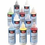 Window Color, diverse kleuren, 10x80 ml/ 1 doos