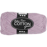 Katoengaren, lavendel, afm 8/4, L: 170 m, 50 gr/ 1 bol