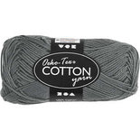 Katoengaren, antraciet grijs, afm 8/4, L: 170 m, 50 gr/ 1 bol