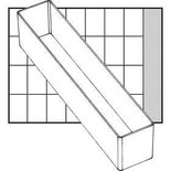 Inzet Box, afm A9-4, H: 47 mm, afm 218x39 mm, 1 stuk