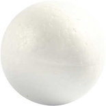 Ballen, wit, d 5 cm, 5 stuk/ 1 doos