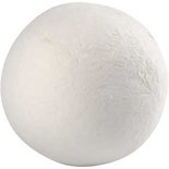 Bal - Home deco - Bal - Katoen - Wit - 50mm - Creotime - 4 Stuks
