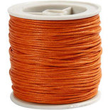 Katoenkoord, oranje, dikte 1 mm, 40 m/ 1 rol