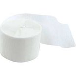 Crepepapier rollen, wit, L: 20 m, B: 5 cm, 20 rol/ 1 doos