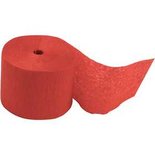 Crepepapier rollen, b: 5 cm, l: 20 m, rood, 20rollen