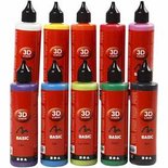 3D liner - Diverse Kleuren - Colortime - 10x100 ml