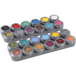 Grimas Schmink - Schminkpalet, diverse kleuren, 24x2,5 ml/ 1 stuk