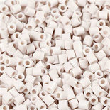 Foto kralen, lichtgrijs (10), afm 5x5 mm, gatgrootte 2,5 mm, medium, 6000 stuk/ 1 doos