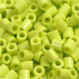 Strijkkralen, lime green (32241), afm 5x5 mm, gatgrootte 2,5 mm, medium, 6000 stuk/ 1 doos