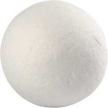 Ballen - Home deco - Kegels - Katoen - Wit - Creotime - 6 Stuks