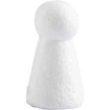 Kegellijf, wit, H: 5,5 cm, d: 33 mm, 5 stuk/ 1 doos