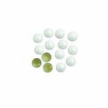 Mini stenen van glas, parelmoer, afm 0,6-0,8+1,5-2+3 mm, 3x45 gr/ 1 doos