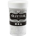 Glitter, transparant, afm 1-3 mm, 30 gr/ 1 Doosje