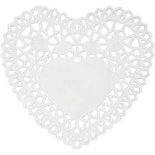 Cake servetten, hart, d 10 cm, 30 stuk/ 1 doos
