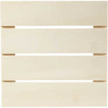 Muurdecoratie, afm 28,6x28,6 cm, dikte 1,1 cm, 1 stuk