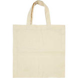 Draagtas , licht naturel, afm 27,5x30 cm, 135 gr, 5 stuk/ 1 doos