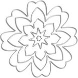 Snijmal, bloem, d 0,5-8 cm, 1 stuk