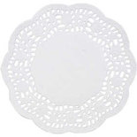 Cake servetten, rond, d 11 cm, 30 stuk/ 1 doos