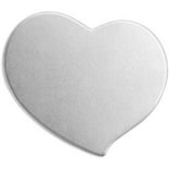 Metalen label, aluminium, hart, afm 20x20 mm, dikte 1,3 mm, 15 stuk/ 1 doos