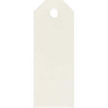 Manilla-labels, off-white, afm 3x8 cm, 220 gr, 20 stuk/ 1 doos