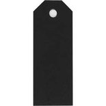 Manilla-labels, zwart, afm 3x8 cm, 220 gr, 20 stuk/ 1 doos