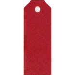 Manilla-labels, rood, afm 3x8 cm, 220 gr, 20 stuk/ 1 doos