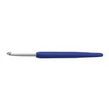 Haaknaalden, blauw, afm 4,5, L: 13,3 cm, 1 stuk