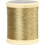 DMC metallic draad, goud, dikte 0,36 mm, 40 m/ 1 rol