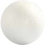 Ballen, wit, d 3 cm, 10 stuk/ 1 doos