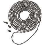 Balletjesketting, d: 1,5 mm, donker metallic grijs, 1m