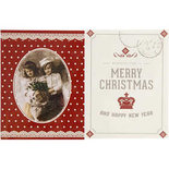 Stickers van vilt, afm 6,5x8,5 cm, 4 stuk/ 1 doos