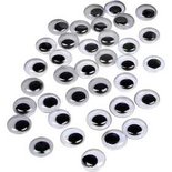 Wiebelogen, d: 10 mm, , niet zelfklevend, 30stuks