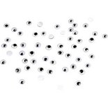 Wiebelogen, d: 7 mm, niet zelfklevend, 40stuks