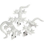 Creepy-Crawly textiel, wit, afm 10-14 cm, 3 stuk/ 1 doos
