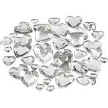 Strasstenen, zilver, afm 6+10+14 mm, 252 stuk/ 1 doos