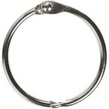 Boekbindersring, d 32 mm, dikte 2,7 mm, 8 stuk/ 1 doos