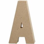 Letter, A, H: 20,5 cm, B: 11,8 cm, dikte 2,5 cm, 1 stuk