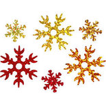 Pailetten - Home deco - Pailetten - Kunststof - Koper, Goud, Rood - 0,25-0,45cm - Creotime - 30 gram